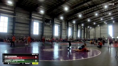 132 lbs Finals (8 Team) - Cassidy Harrington, Mayhem WC Gray vs Abi Goodwin, Columbus East Valkries