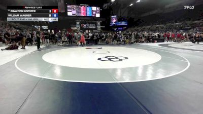 190 lbs Cons. Sub-rd Of 16 - Brayden Koester, IA vs William Wagner, VA