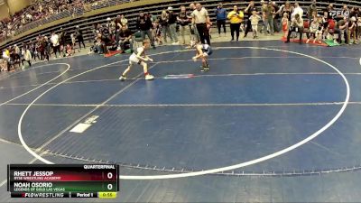 53 lbs Quarterfinal - Rhett Jessop, Ryse Wrestling Academy vs Noah Osorio, Legends Of Gold Las Vegas