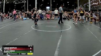 76 lbs Semis (4 Team) - Elijah Weeks, Killer Elite vs Logan Bonfilio, Ohio Gold