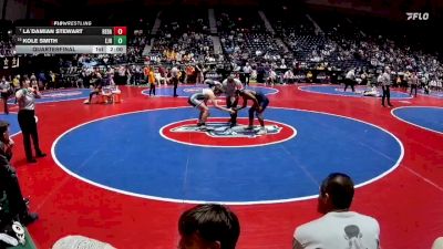 2A-150 lbs Quarterfinal - La`Damian Stewart, Redan vs Kole Smith, East Jackson HS