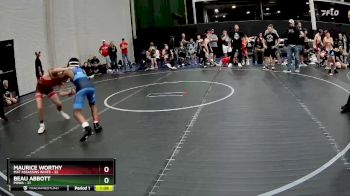 92 lbs Semis (4 Team) - Beau Abbott, POWA vs Maurice Worthy, Mat Assassins White