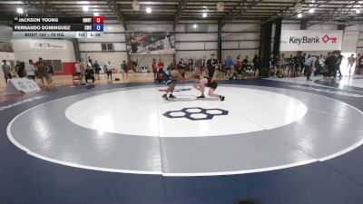 70 kg Champ. Rd Of 128 - Jackson Young, DMV RTC vs Fernando Dominguez, Cardinal Wrestling Club