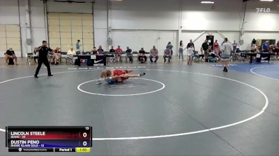 130 lbs Round 2 (6 Team) - Lincoln Steele, Idaho vs Dustin Peno, Rhode Island Gold