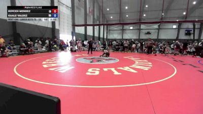 Junior Boys FS - 132 lbs Cons. Round 2 - Rotceh Mendez, CA vs Kaale Valdez, WA