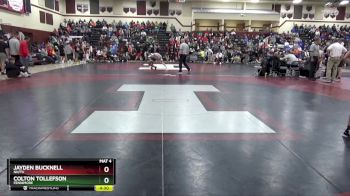 138 lbs Round 2 - Jayden Bucknell, NH/TV vs Colton Tollefson, Fennimore