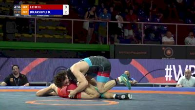 57 kg Semifinal - Horst Lehr, GER vs Beka Bujiashvili, GEO