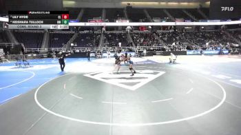 152 lbs Cons. Round 2 - Lily Hyde, Chautauqua Lake-6 vs Keishara Tulloch, Uniondale-8