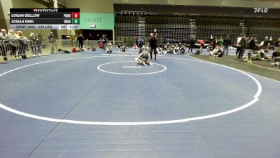 120 lbs 7th Place - Logan Dellow, Pomona vs Josiah Neri, Rio Rancho