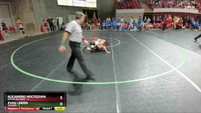 126 lbs Quarters & 1st Wb (16 Team) - Alejandro Moctezuma, Dallas Hillcrest vs Evan Linden, Leander