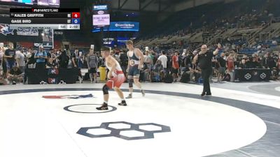 157 lbs Champ. Rd Of 128 - Kaleb Griffith, Nebraska vs Gage Bird, Utah
