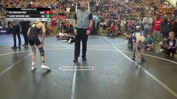 106 lbs Champ. Round 1 - Eli Esham SE5, Chillicothe Middle School Cavs vs Luke Stover NE3, Donahue Wrestling Academy