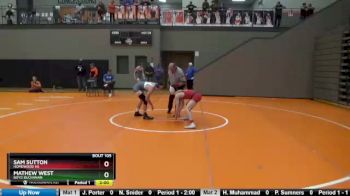 134 lbs Round 3 - Sam Sutton, Homewood HS vs Mathew West, Boyd Buchanan