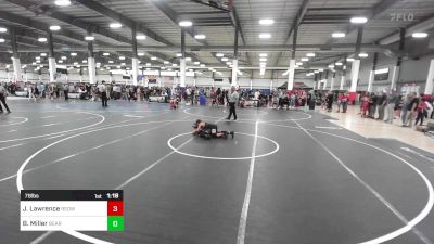 78 lbs Round Of 16 - Julian Lawrence, Redwave WC vs Blake Miller, Bear Wrestling Club