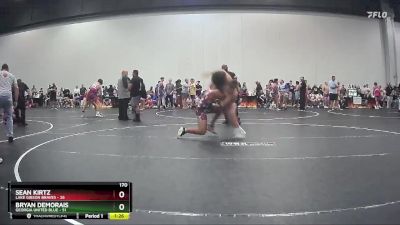 170 lbs Round 8 (10 Team) - Bryan DeMorais, Georgia United Blue vs Sean Kirtz, Lake Gibson Braves