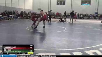 285 lbs Champ. Round 1 - Ben Klei, State University Of New York At Cortland vs Malcolm Hunt, Ursinus College