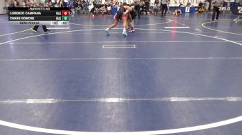 132 lbs Semifinal - Lorenzo Campana, Valley vs Chase Goecke, Eagle W.C.