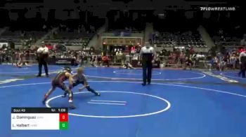 70 lbs Quarterfinal - Jacob Dominguez, Sunkist Kids Monster Garage vs Levi Halbert, Nebraska Boyz