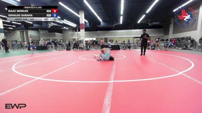 120 lbs Round Of 16 - Isaac Mireles, Future Champs Of Texas/Southside Wrestling Club vs Osvaldo Saravia, Heart And Pride Wrestling Club