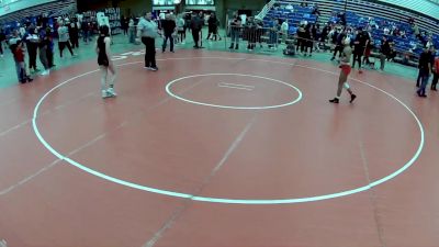 14U Girls - 110 lbs Semis - Kaylee Vera, Queen City Grappling Club vs Zoe Greer, Colorado