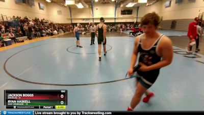 190 lbs Placement - Jackson Boggs, Douglas vs Ryan Haskell, East Renegade