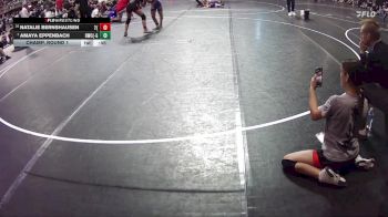 101 lbs Champ. Round 1 - Amaya Eppenbach, Hawks Wrestling Club (Lincoln) - Girls vs Natalie Bernshausen, 2TG (Girls)