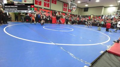 92 lbs Consi Of 8 #2 - Nolan Phillips, Poteau vs Evan Hulbutta, Wilson-Henryetta