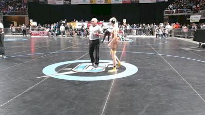 5A 120 lbs Cons. Round 1 - Michael Garcia, Cibola vs Manuel Baeza, Organ Mountain