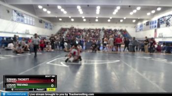 195 lbs Quarterfinal - Ezekiel Tackett, Team Faith vs Logan Trevino, Valdez WC