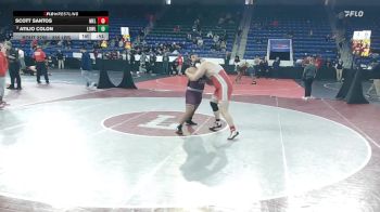 285 lbs Quarterfinal - Scott Santos, Melrose vs Atilio Colon, Lowell