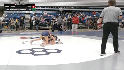 81 lbs Champ. Rd Of 16 - Mackenzie Williamson, Nebraska Wrestling Academy vs Bree Leyba, Team Tulsa Wrestling Club