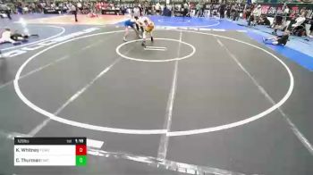 125 lbs Round Of 64 - Kasey Whitney, FordDynasty Wrestling Club vs Colson Thurman, Durham Wrestling Club