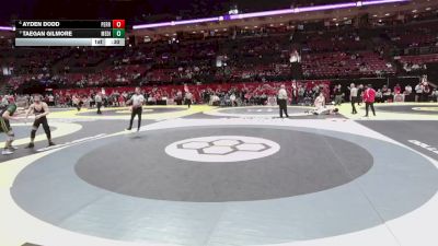 120 lbs 3rd Place Match - Ayden Dodd, Perrysburg vs Taegan Gilmore, Medina