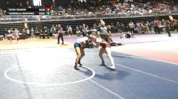 6A 130 lbs Cons. Semi - Echo Cranor, Keller Central vs Gabriella Martinez, Klein Collins