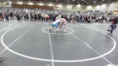 156 lbs Quarterfinal - Wyatt Edgington, Yuba Sutter Combat vs Nathan Young, Gold Rush Wrestling