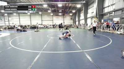120 lbs Rr Rnd 3 - Case Simmons, CKWA - HSB vs Logan Worth, BAWA GOLD - HSB