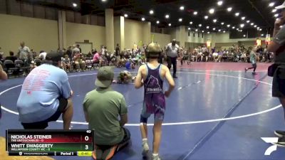 40 lbs Round 1 (8 Team) - Whitt Swaggerty, Williamson County WC vs Nicholas Steiner, The Untouchables