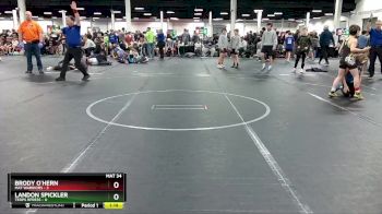 76 lbs Round 4 (8 Team) - Landon Spickler, Terps Xpress vs Brody O`Hern, Mat Warriors