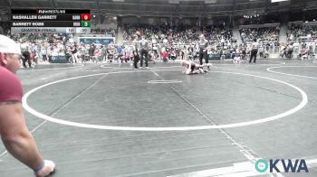 55 lbs Quarterfinal - NashAllen Garrett, Barnsdall Youth Wrestling vs Barrett Robb, IRONMEN Wrestling Club