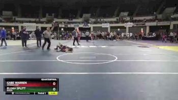 138 lbs Quarterfinal - Gabe Warren, Spanish Fort vs Elijah Splitt, Baker