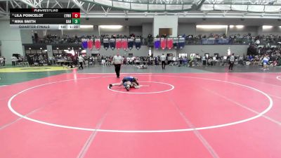 114 lbs Quarterfinal - Lila Poincelot, Lyman Hall* vs Nina Smith, Darien