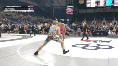 150 lbs Cons. Sub-rd Of 32 - Camron Duffield, Missouri vs Colton Bell, Kansas