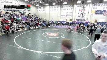 165 lbs Champ. Round 3 - Matthew Anderson, Ravenwood vs Carter Thomas, Union County