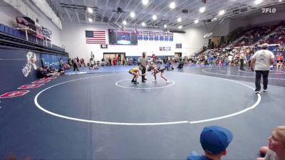 100 lbs Cons. Round 3 - Carter Holman, Glenrock Intermediate Middle School vs Coy Robertson, Wheatland