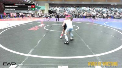 58 lbs Consi Of 16 #1 - Dayvion Espino, Oakdale vs Colin Crow, Deep Water