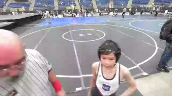 69 lbs 5th Place - Coleman LeClair, All American Training Center vs Ethan Poe, Silverback WC