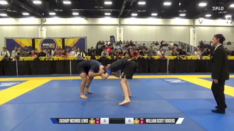 Zachary McEnroe Lewis vs William Scott Rogers 2024 World IBJJF Jiu-Jitsu No-Gi Championship