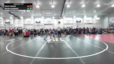 125.6-135.8 lbs Consolation - Hailey Wisler, MI vs Maleah Barbour, OH