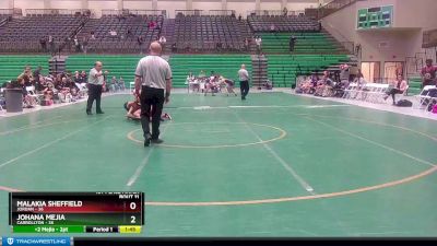 170 lbs Placement Matches (8 Team) - Johana Mejia, Carrollton vs Malakia Sheffield, Jordan