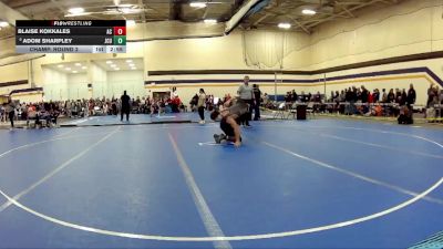 141 lbs Champ. Round 2 - Blaise Kokkales, Adrian NCAA vs Adom Sharpley, John Carroll University